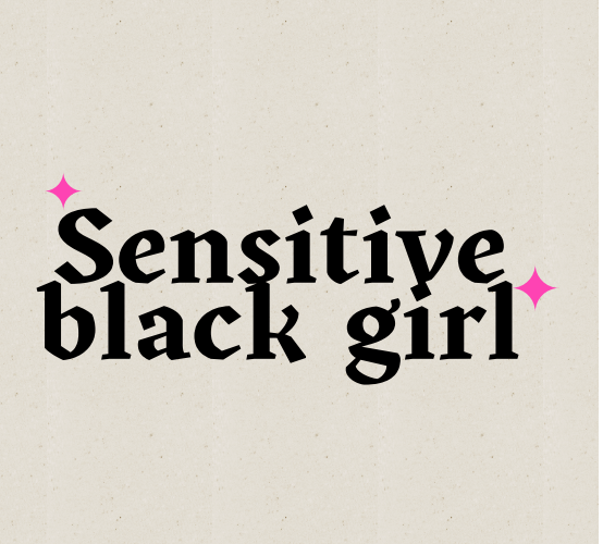 Sensitive Black Girl Crop Top